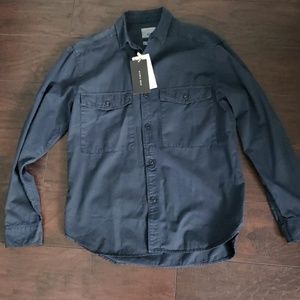 Zara Man work button shirt